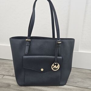 Michael Kors Dark Blue Tote Bag